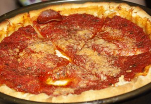 Cruiser's Chicago-style pizza