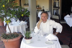 Chef Pascal Olhats at Café Jardin