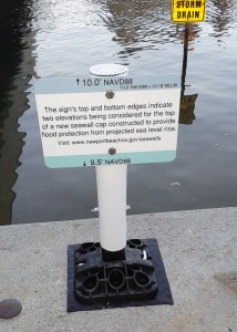 seawall sign