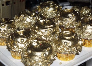 Golden Cupcakes from Casey's Cupcakes