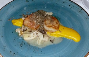 Scallops at Pinot Provence