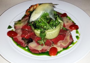 Buffalo carpaccio