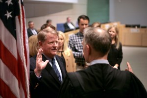 Marshall Duffield gets sworn in as a city councilmember