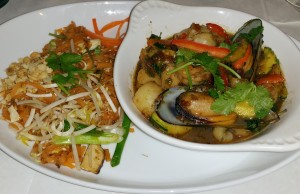 Royal Thai dinner entrée for Newport Beach Restaurant Week