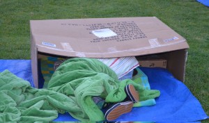 Solidarity Sleep Out at Vanguard University in conjunction with Global Center for Women & Justice