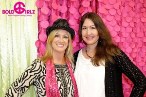 Cheryl Beck, owner of Bold Girlz Fashion Boutique and Party Place, with Kimberly Wilkins, Store Manager