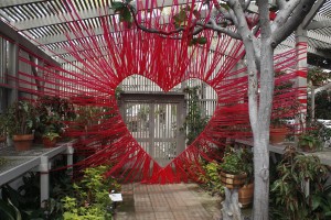 Love on display at Sherman Library & Gardens