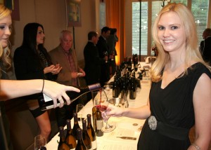 Laura Wise (right) at the Pacific Coast Wine Festival