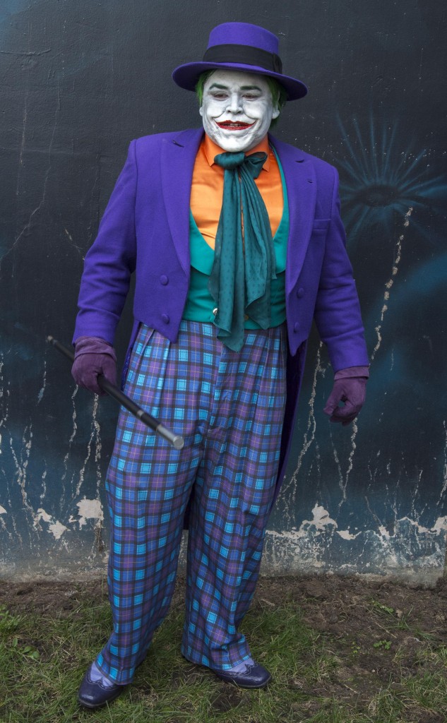 A classic Joker costume. — Photo by Lawrence Sherwin ©