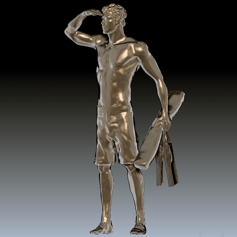 Rendering of Ben Carlson sculpture. — Image courtesy Ben Carlson Foundation 