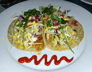 Lobster tacos at Fly 'N' Fish