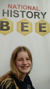 Harbor Day School student Jean Wanlass will be moving on in the National History Bee competition. — Photo courtesy Harbor Day School ©