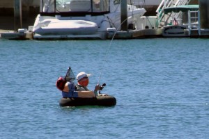 Fishing in Newport Harbor