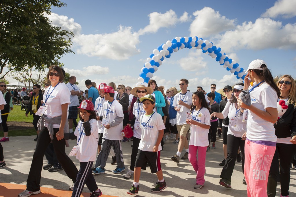 Charitable walkers kick off the annual For Wishes event last year. — Photo courtesy MAW OCIE