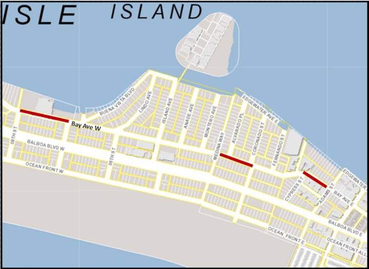bay ave map
