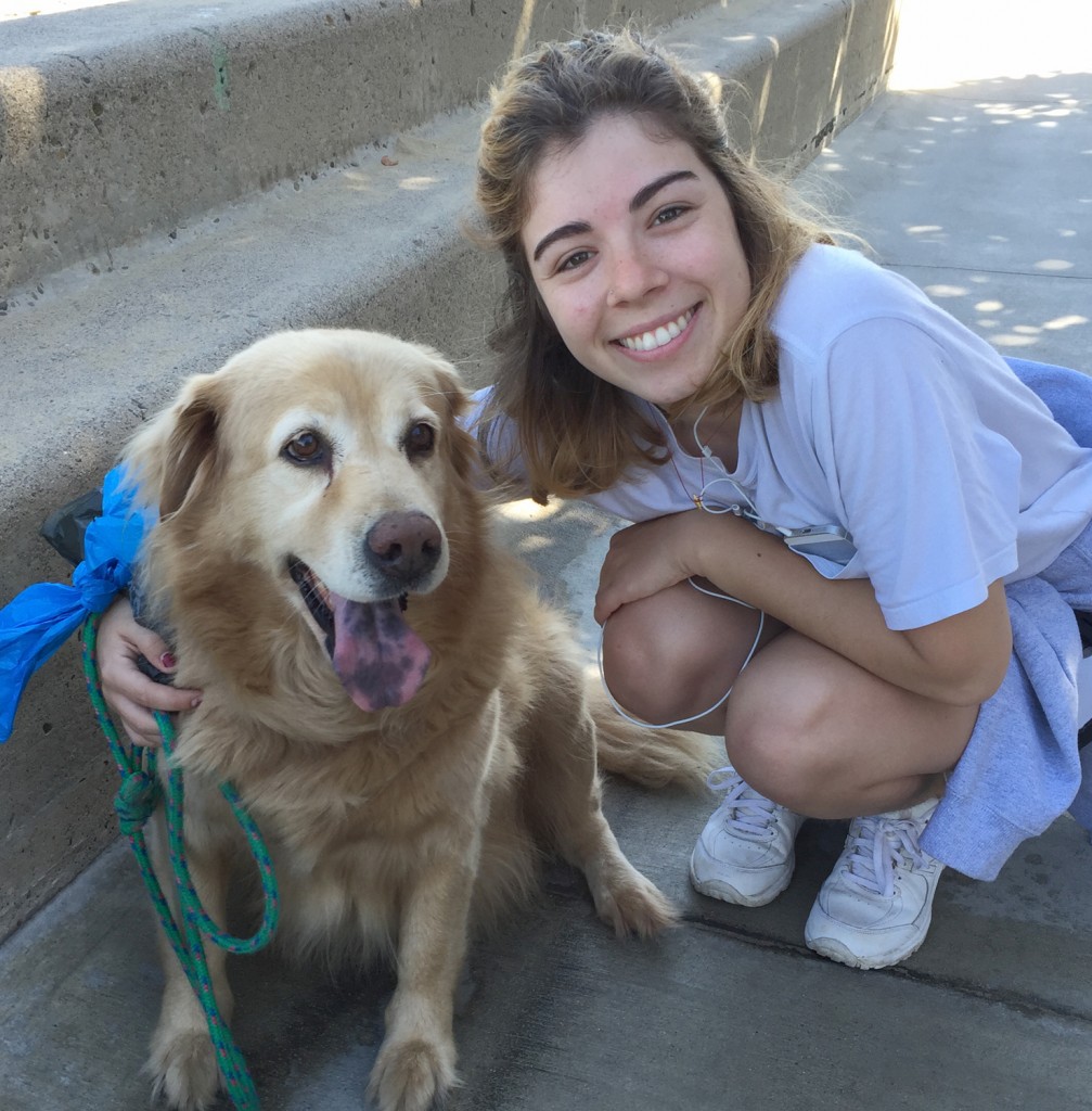 Maisy and owner Madeline Jenkins. — NB Indy Photo ©