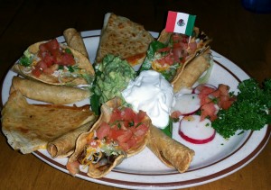 El Ranchito appetizer platter