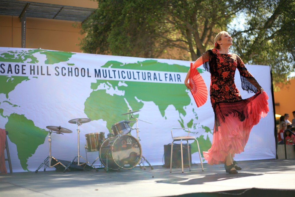 Guest dancer Susana Elena performs the flamenco Saturday at the 14th Annual Sage Hill Multicultural Fair. — Photo by Sara Hall ©