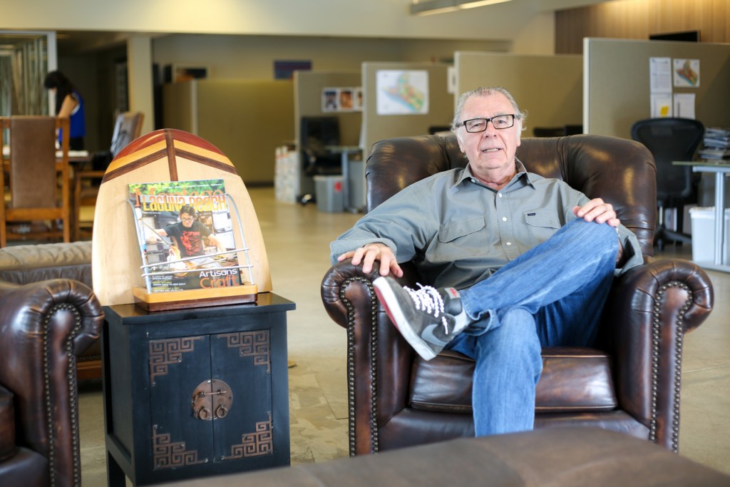 Allan Simon in Firebrand's Laguna Beach office. — Photo by Jody Tiongco ©