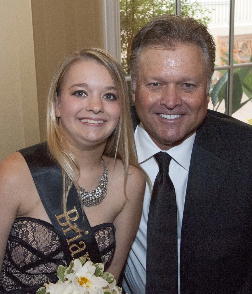 UCP-OC client Brianna Pievac with her father Scott Pievac (NB residents) — Photo courtesy of United Cerebral Palsy of Orange County ©