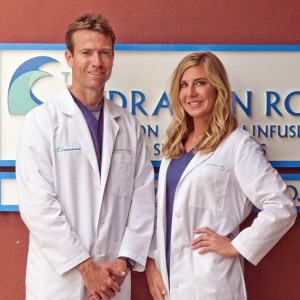 Dr. Brett Florie and Dr. Elizabeth Bales  