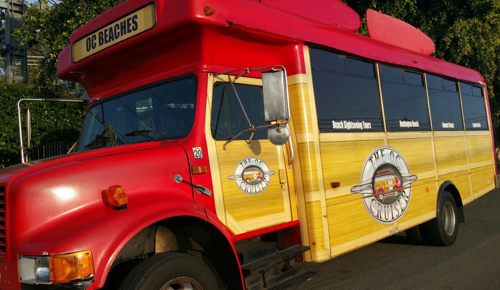 A shuttle bus system is being discussed for the Balboa Peninsula, similar to this OC Cruiser or the Laguna Beach trolley service. — NB Indy Photo ©