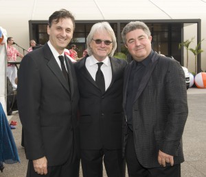 President of the Pacific Symphony John Forsyte, Music Director Carl St. Clair, and President of the Pacific Symphony Board, Mike Kerr