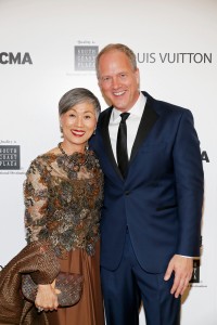 Anne Shih and OCMA Director Todd Smith (Photo by Ryan Miller/Capture Imaging)