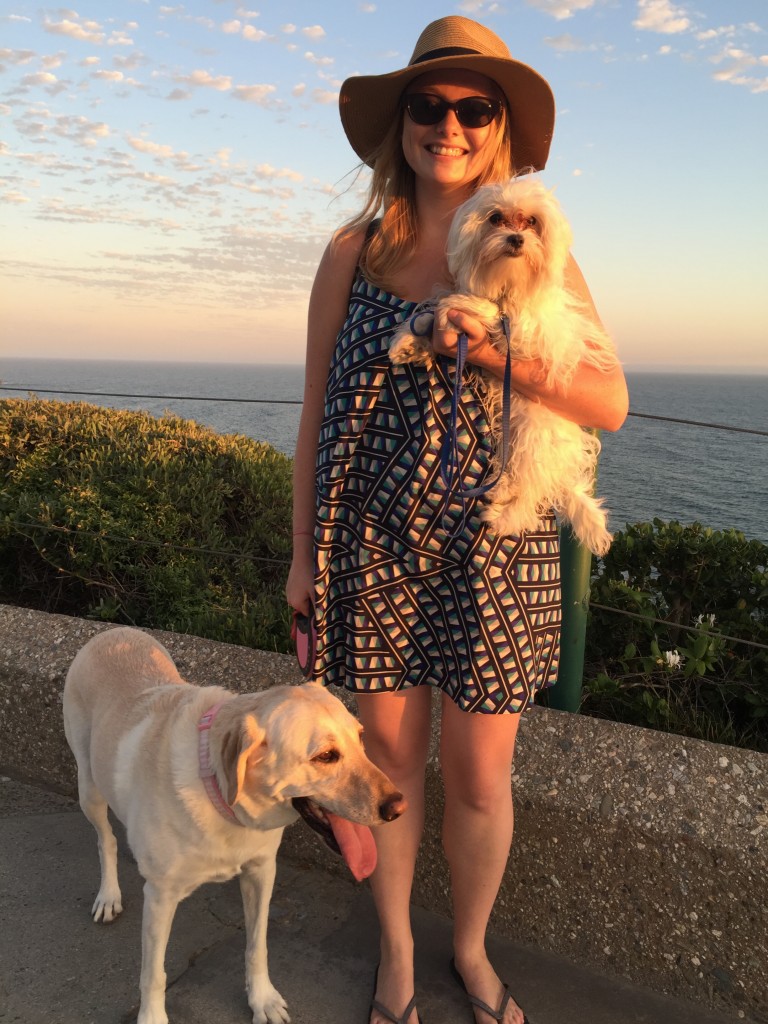 Samantha and Jaxon with owner Christina Stark — NB Indy photo ©