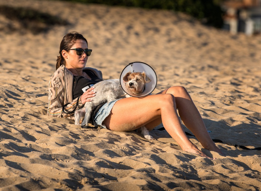 Newport Beach: Healing for the dog and owner. — Photo by Patrick O'Healy ©