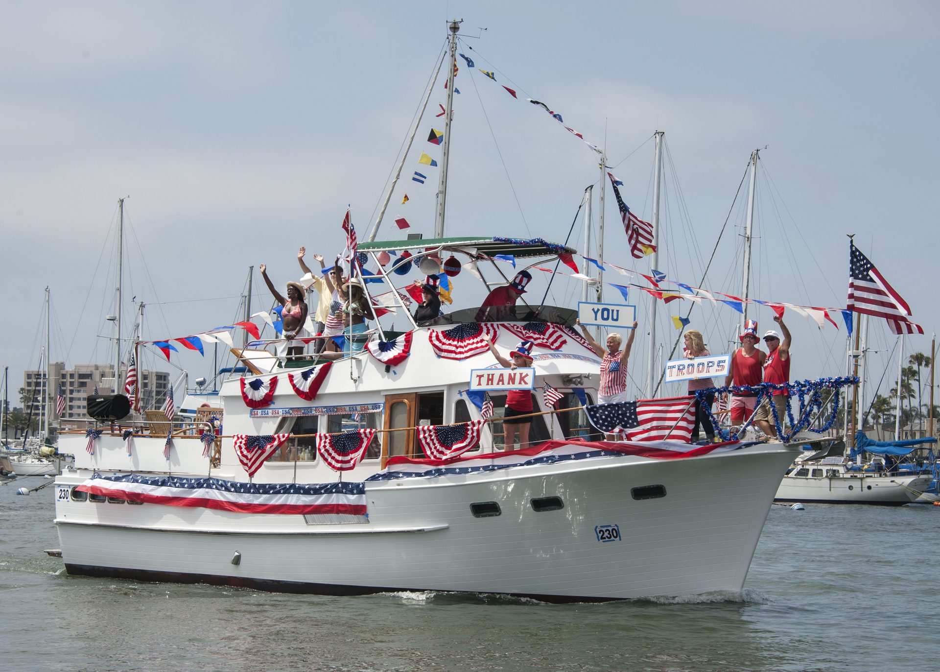 American Legion Yacht Club Presents Old Glory Boat Parade July 4