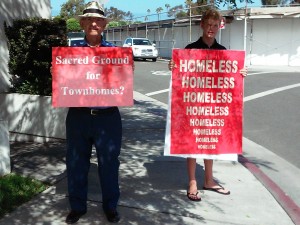 Sacred Ground Homeless signs