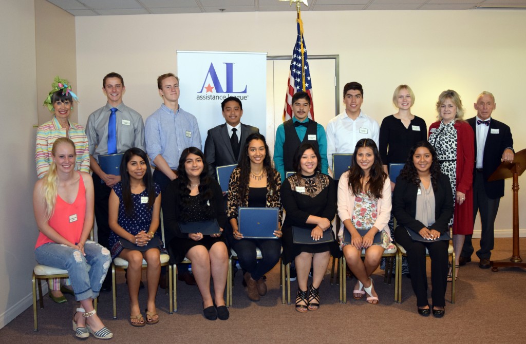 Scholarship winners. — Photo courtesy Assistance League of Newport‐Mesa ©