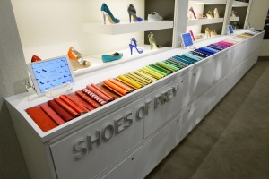 Shoes of Prey display at Nordstrom in Fashion Island