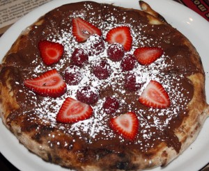 sapori - nutella pizza