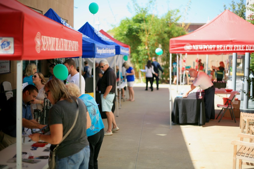 Visitors check out the booths at the city’s 7th Annual Disaster Preparedness Expo on Saturday. — Photo by Sara Hall ©