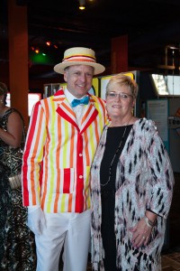 Joe Adams, CEO and president of Discovery Cube Orange County and Discovery Science Foundation, with Newport Beach resident and recipient of the 2015 “Spirit of Discovery” Award Linda White-Peters, former vice president of development for Discovery Cube Orange County.