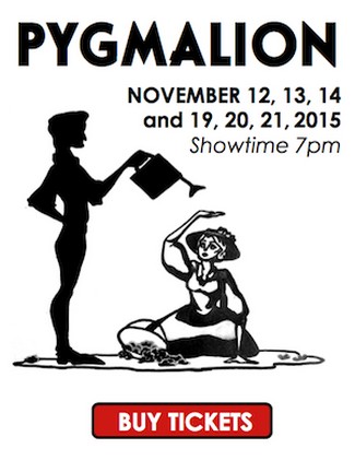 Newport Harbor High School presents “Pygmalion,” by George Bernard Shaw. — Art courtesy NHHS Drama