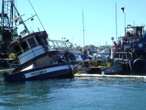 Fire destroyed the classic wooden tugboat, William B.