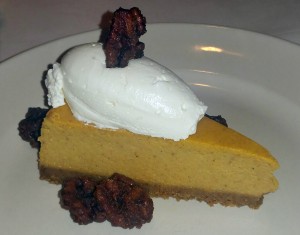 Pumpkin cheesecake