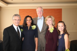 Outstanding Philanthropist Donnie Crevier, Rhonda M. Bolton for KIA Motors for Outstanding Mid-Size Business, Outstanding Founder Rusty Kennedy, Legacy Award honoree Sandy Segerstrom Daniels (from Newport Coast), and Outstanding Youth Group recipient Anika Ortiz