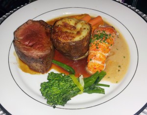 Filet and lobster