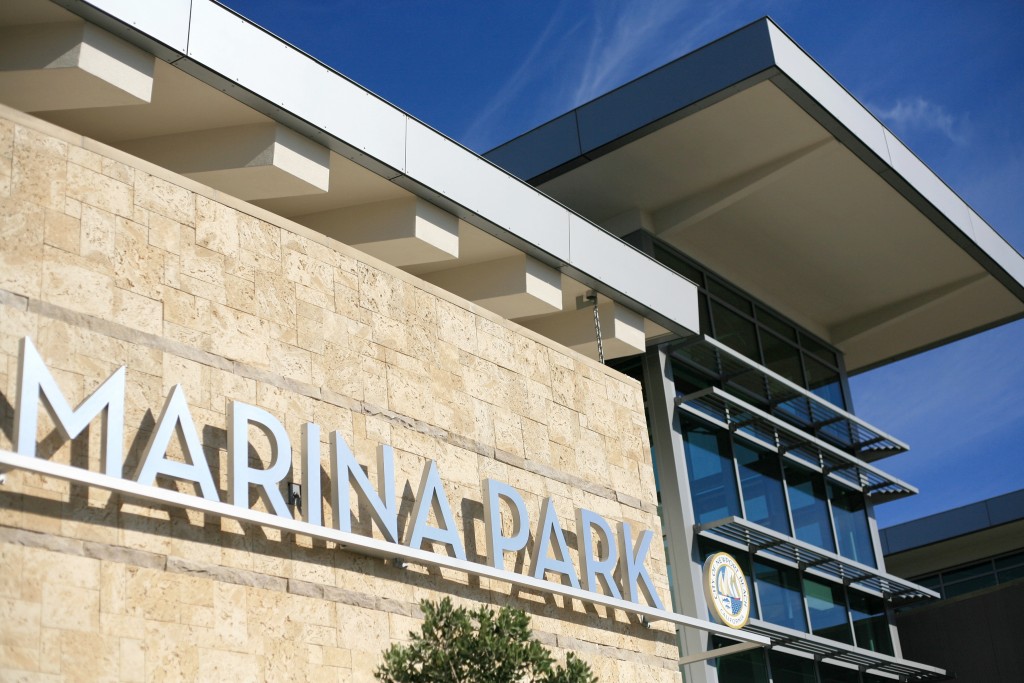 The $35.8 million, 10.5-acre Marina Park opened its doors on during a grand opening event on Dec. 5. — Photo by Sara Hall ©