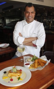 Chef Julio Hawkins of Fly 'N' Fish Oyster Bar