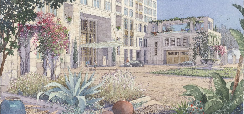 An artist rendering of Museum House. — Courtesy Related California Urban Housing LLC ©