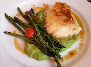 Pan seared cod