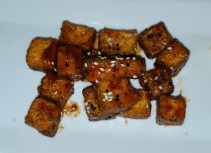 Barbecued tofu