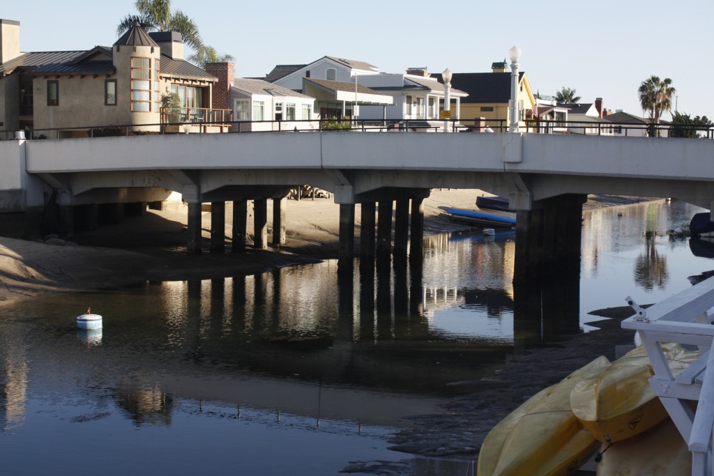 The Park Avenue bridge leading to Little Balboa Island is scheduled to be replaced this year. — Photo by Christopher Trela ©