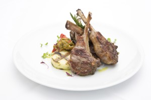 Fig & Olive lamb chops