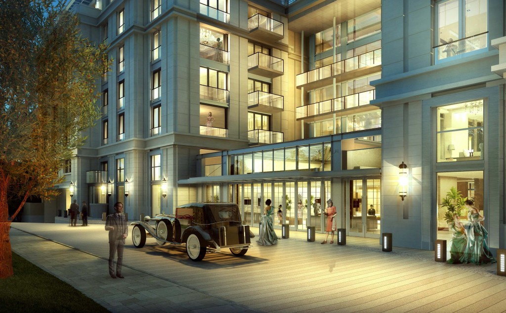 An artist’s rendering of 150 Newport Center. — Photo illustration courtesy MVE + Partners, Inc. © 